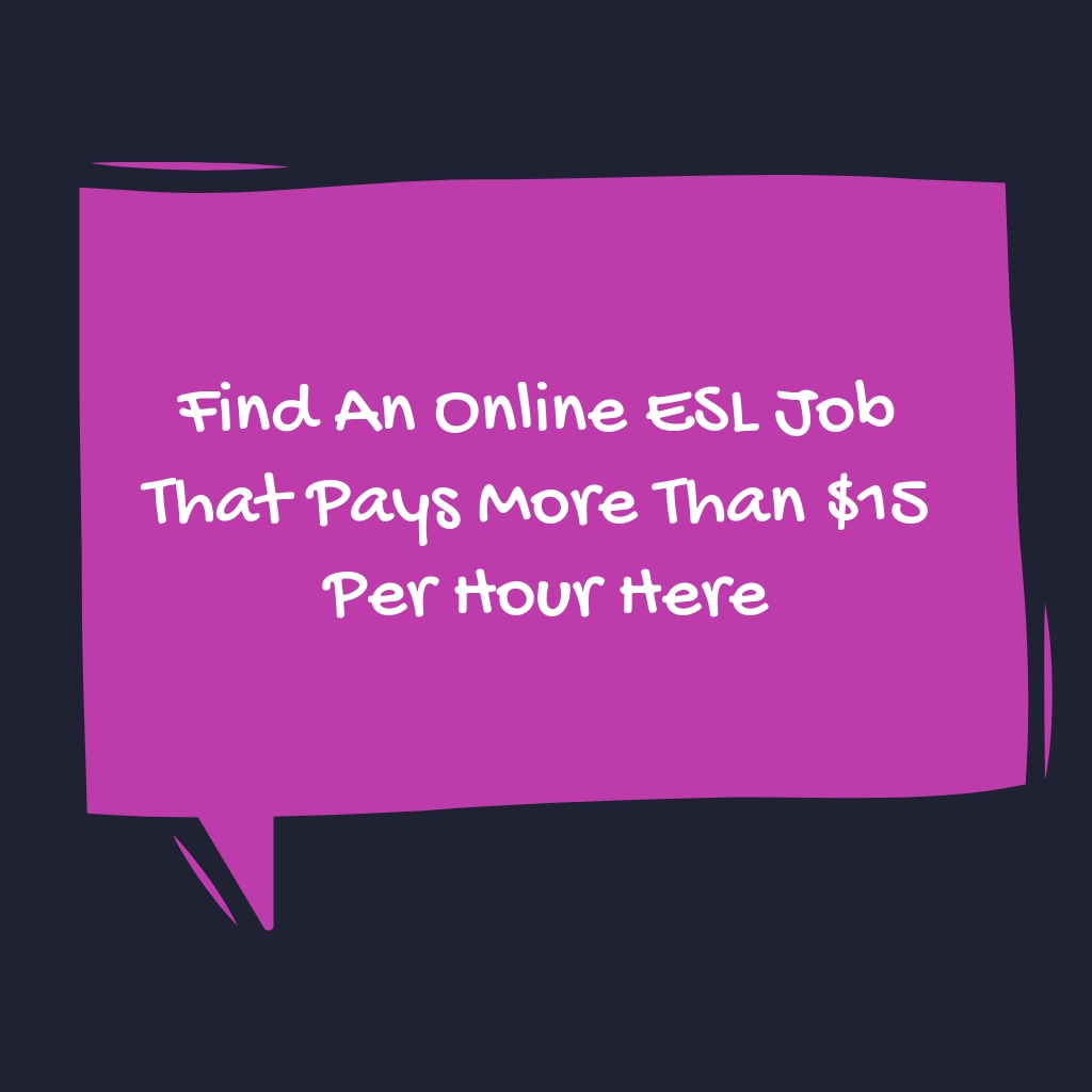 Online ESL Jobs